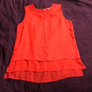 Vibrant red blouse